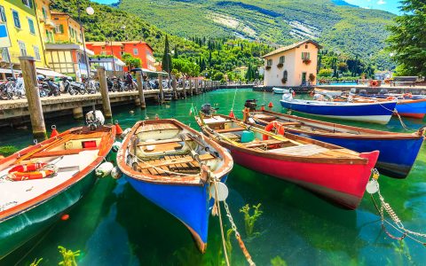 Torbole Harbor Jigsaw Puzzle