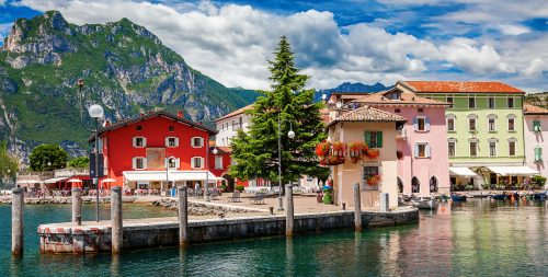 Torbole Waterfront Jigsaw Puzzle