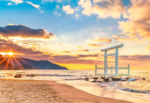 Torii Gate at Sunset Jigsaw Puzzle