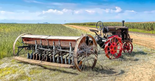 Tractor and Planter Jigsaw Puzzle