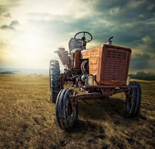 Tractor in Field Jigsaw Puzzle