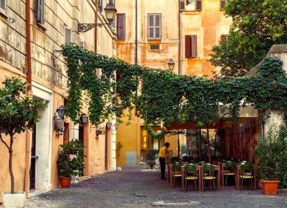 Trastevere Cafe Jigsaw Puzzle