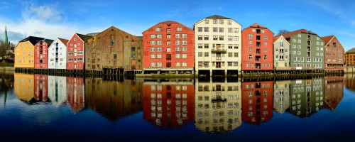 Trondheim Wharehouses Jigsaw Puzzle