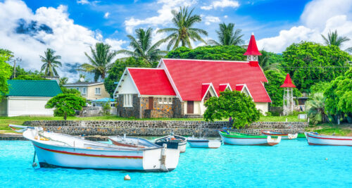 Tropical Church Jigsaw Puzzle