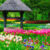 Tulip Garden Well Jigsaw Puzzle