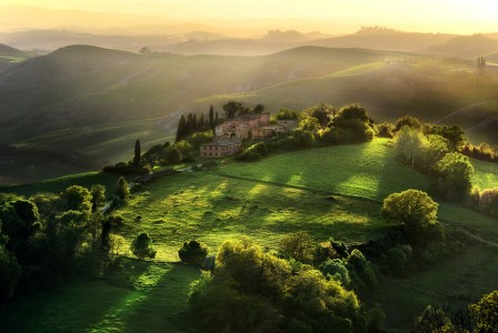 Tuscany Sunset Jigsaw Puzzle