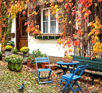 Two Blue Chairs Jigsaw Puzzle