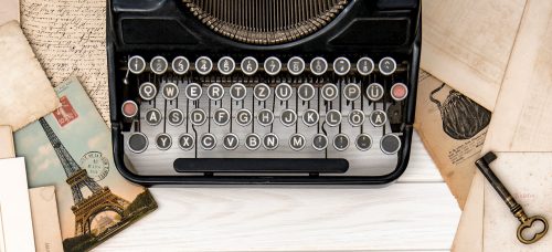 Typewriter and Memories Jigsaw Puzzle