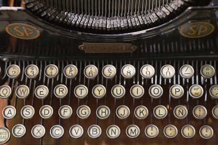 Typewriter Keys Jigsaw Puzzle