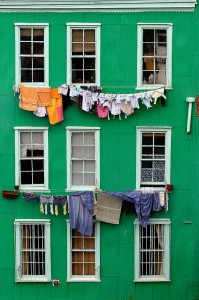 Urban Clotheslines Jigsaw Puzzle