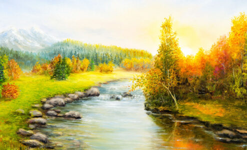 Valley River Jigsaw Puzzle