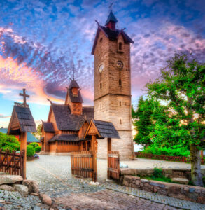 Vang Stave Church Jigsaw Puzzle