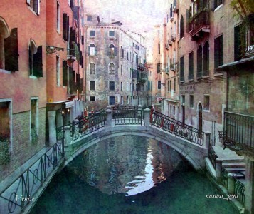 Venice Canal Bridge Jigsaw Puzzle