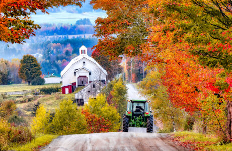 Vermont Country Road Jigsaw Puzzle