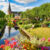 Village Canal Jigsaw Puzzle