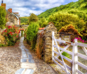 Village Path Jigsaw Puzzle