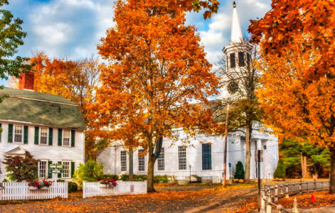 Village Steeple Jigsaw Puzzle Village Steeple Jigsaw Puzzle