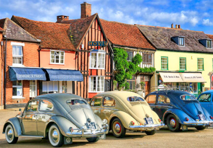 Vintage Cars in England Jigsaw Puzzle