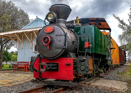 Vintage Locomotive Jigsaw Puzzle