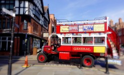 Vintage Red Bus