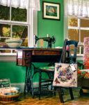 Vintage Sewing Room Jigsaw Puzzle