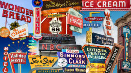 Vintage Signs Collage