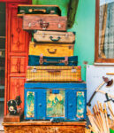 Vintage Suitcase Stack Jigsaw Puzzle