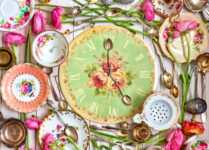 Vintage Tea Time Jigsaw Puzzle
