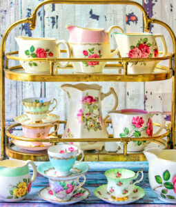 Vintage Teacups Jigsaw Puzzle