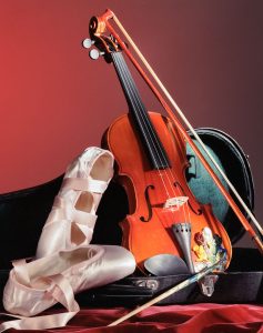 Violin and Ballet Shoes Jigsaw Puzzle