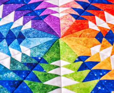 Vivid Patchwork Pattern Jigsaw Puzzle