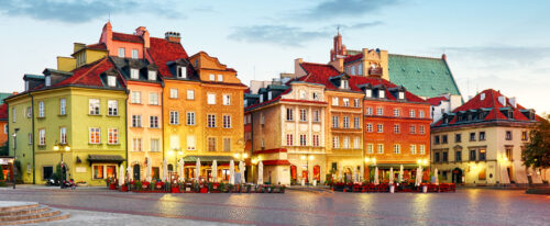 Warsaw Town Square Jigsaw Puzzle