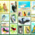 Watercolor Bird Collage Jigsaw Puzzle