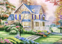 Watercolor House