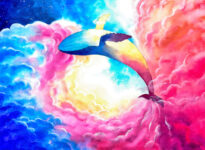 Watercolor Whale Jigsaw Puzzle
