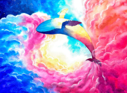 Watercolor Whale Jigsaw Puzzle