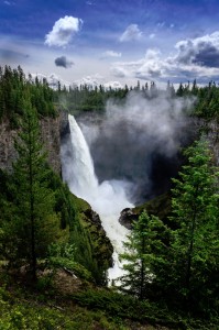 Wells Gray Waterfall Jigsaw Puzzle