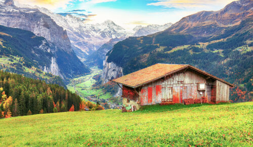 Wengen Barn Jigsaw Puzzle