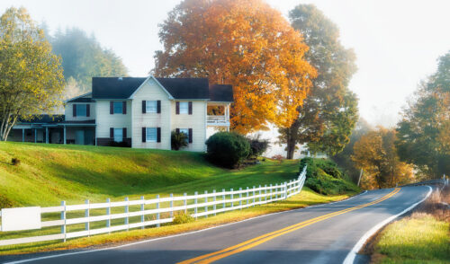 West Virginia Farmhouse Jigsaw Puzzle