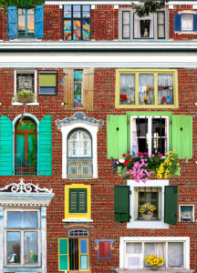 Whimsical Window Collage Jigsaw Puzzle Whimsical Window Collage Jigsaw Puzzle