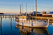 White Fishing Boat