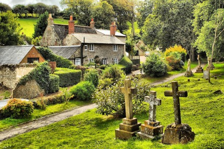 Wight Churchyard Jigsaw Puzzle