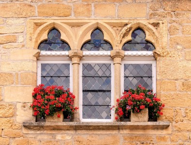 Window Flowers Jigsaw Puzzle