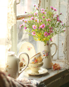 Window Teacups Jigsaw Puzzle