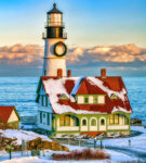 Winter at Portland Head