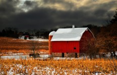 Winter Barn