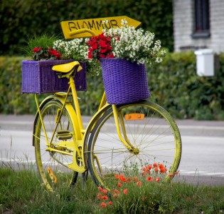 Yellow Bicycle Jigsaw Puzzle